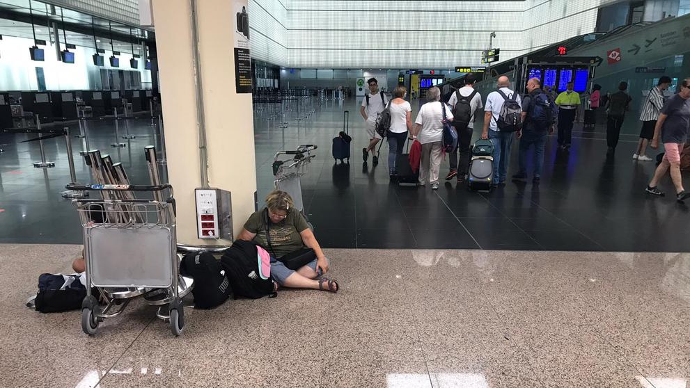 Češí uvízlí na barcelonském letišti