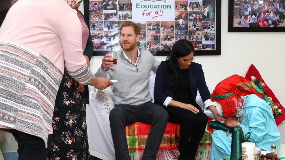 Vévodkyně Meghan na henovém ceremoniálu