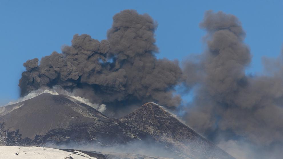 Vulkán Etna, 17. 2. 2025