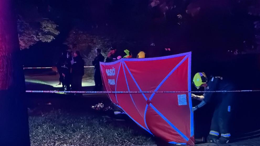 Střelba v ulici Pod lipami v Praze 3