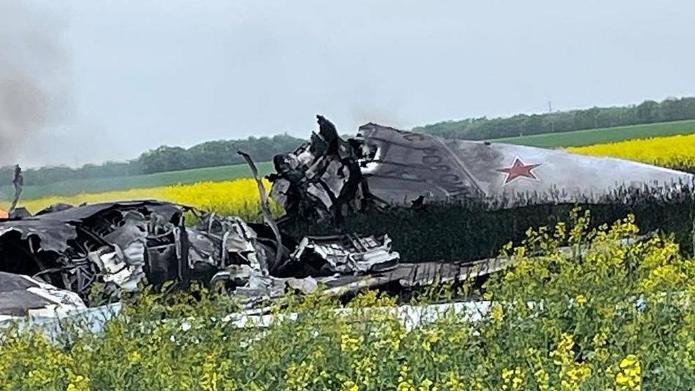 Ukrajinské letectvo sestřelilo Rusku taktický bombardér Tu-22M3 (1)