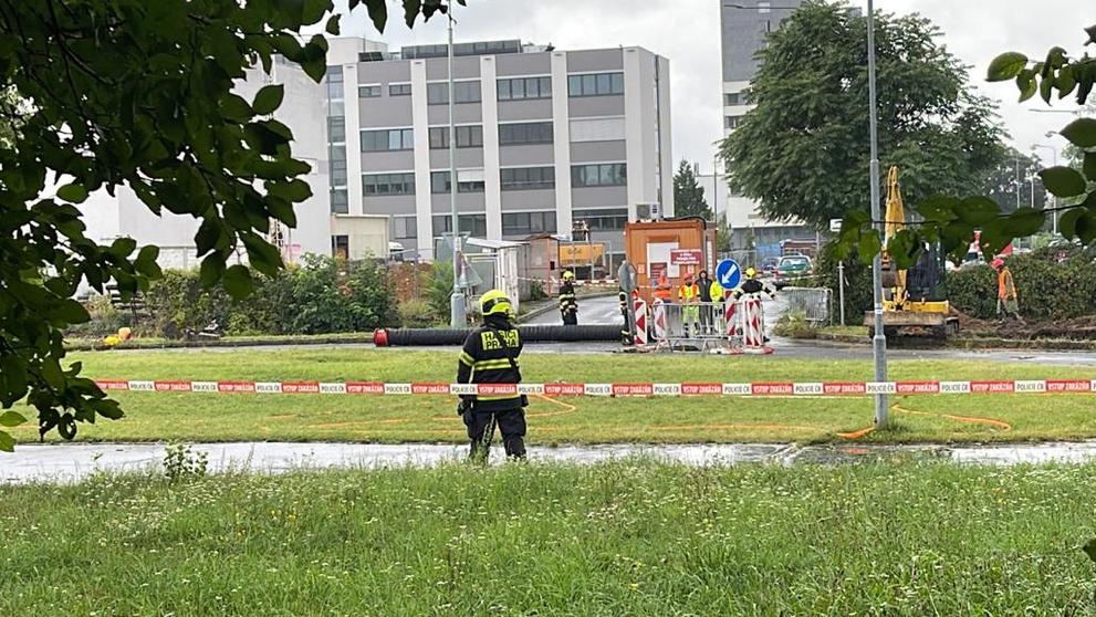 Únik plynu v Libni (4)