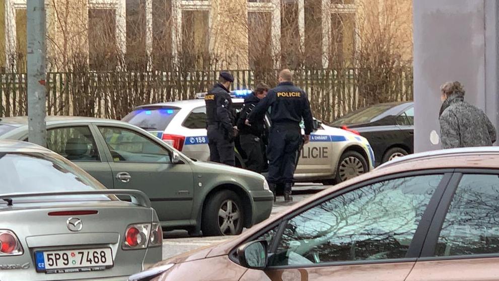 Policejní honička v Praze