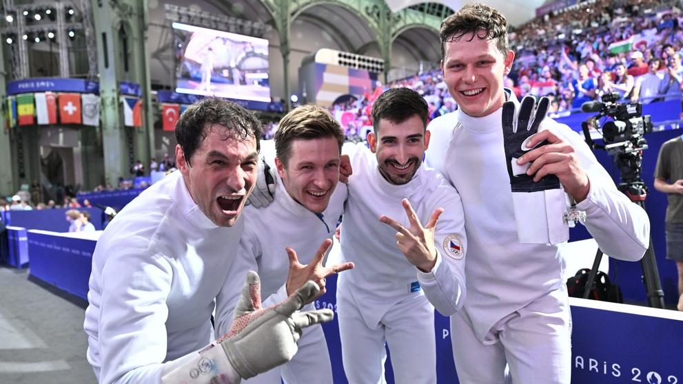 Jiří Beran (zleva), Michal Čupr, Martin Rubeš a Jakub Jurka