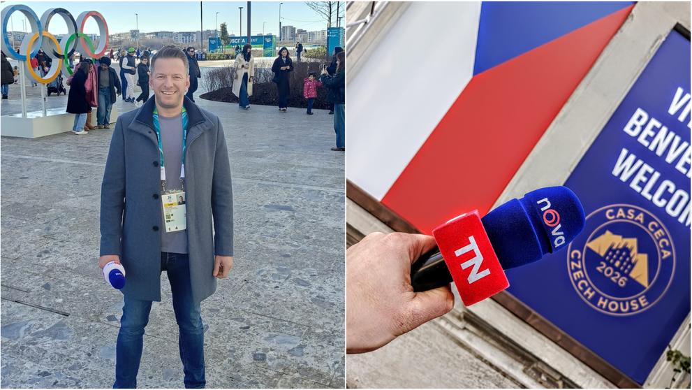 Reportér Štěpán Sokol na olympijských hrách