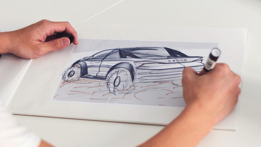 Škoda Kodiaq jako pickup na obřích kolech