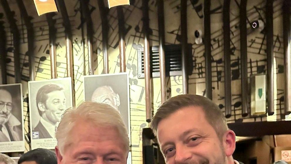 Vít Rakušan a Bill Clinton