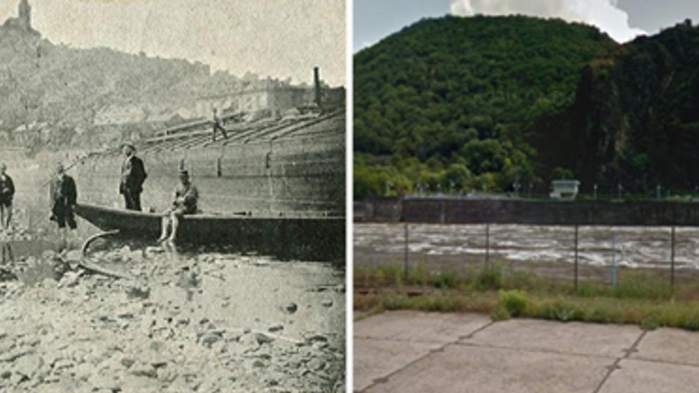 Historické fotky - Ústecký kraj, Labe