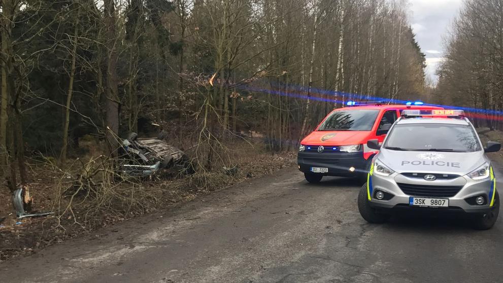 Vážná dopravní nehoda za Rozdělovem - 1