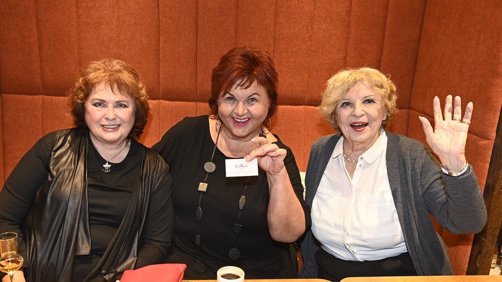 Naďa Konvalinková, Hana Křížková a Libuše Švormová, 31. 10. 2024