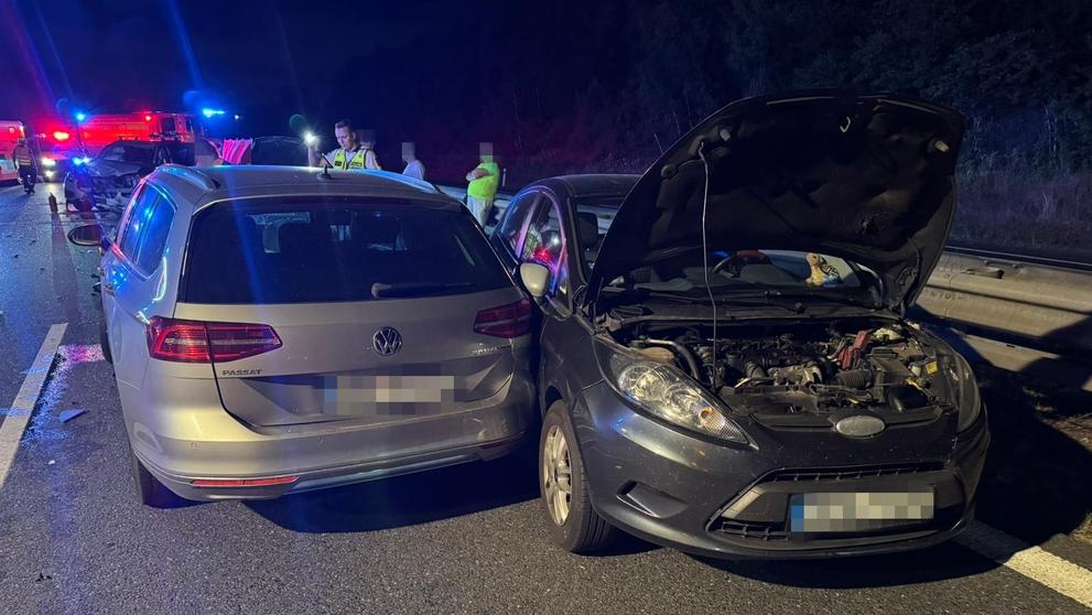 Dopravní nehoda na dálnici D11