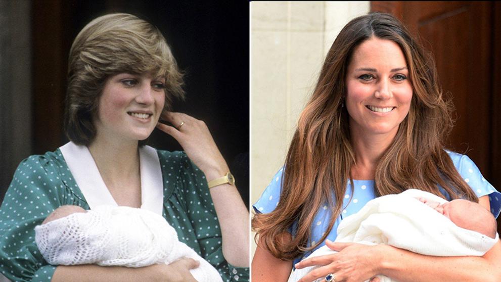 Princezna Diana a vévodkyně Kate