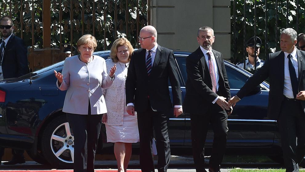 Angela Merkelová v Praze