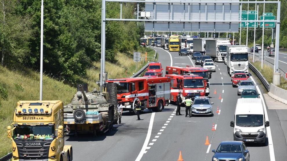 Tank na Pražském okruhu