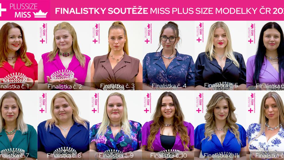 Finalistky Miss Plus Size Modelky ČR 2025