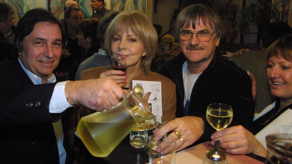 Karel Bláha, Hana Zagorová a Karel Vágner, 22. 1. 2002