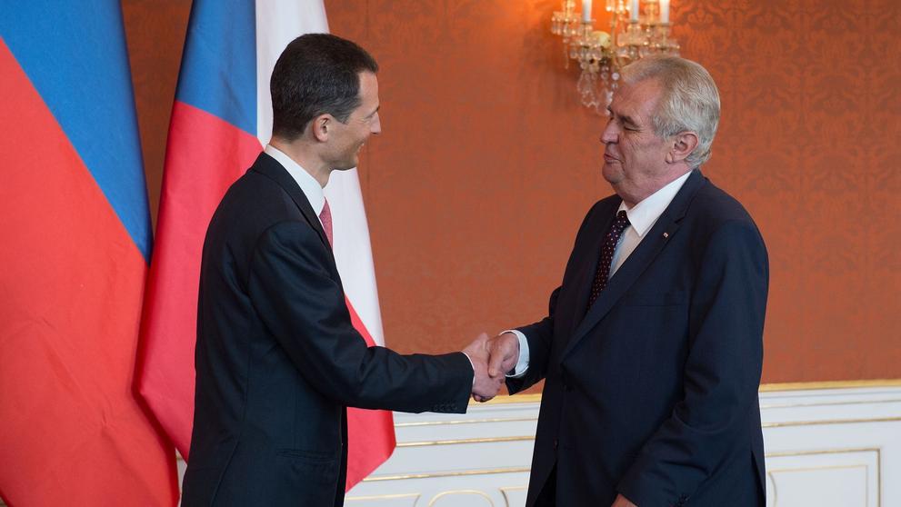 Miloš Zeman na Hradě přijal dědičného prince lichtenštejnského - 7