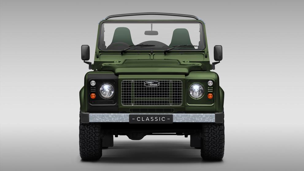 Classic Defender V8 ve stylu vozu Winstona Churchilla