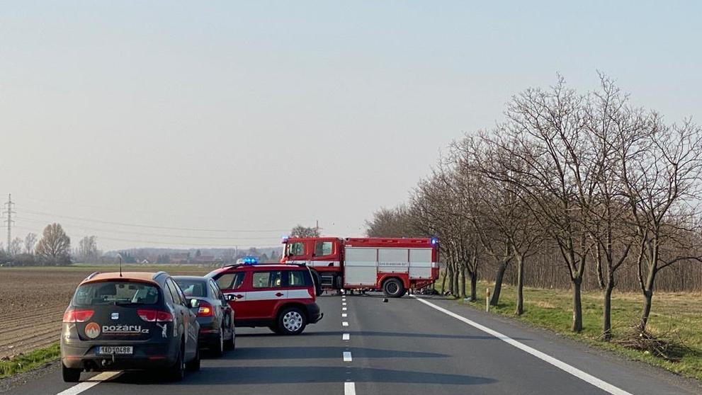 Nehoda dvou motocyklů u Poděbrad - 3