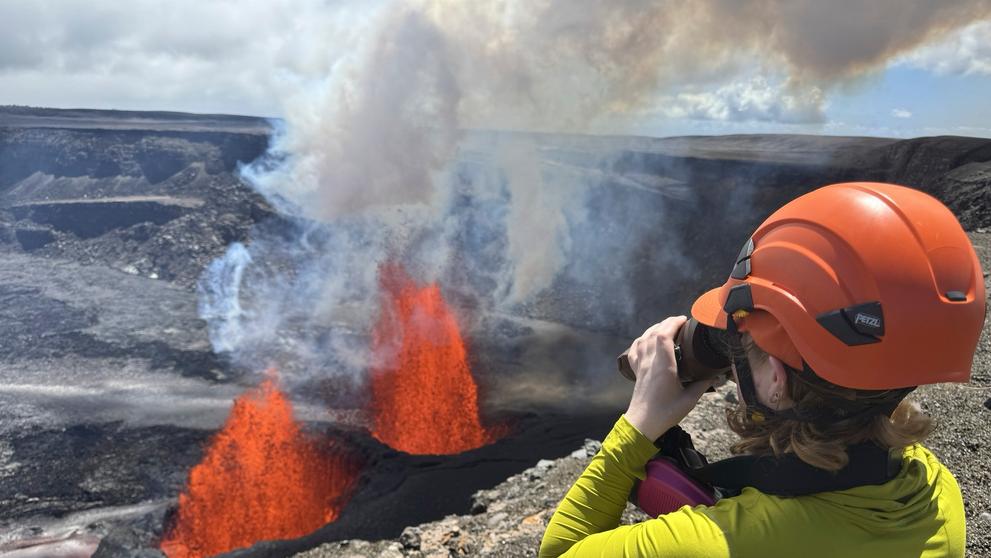 Sopka Kilauea na Hawai, 13. 3. 2025