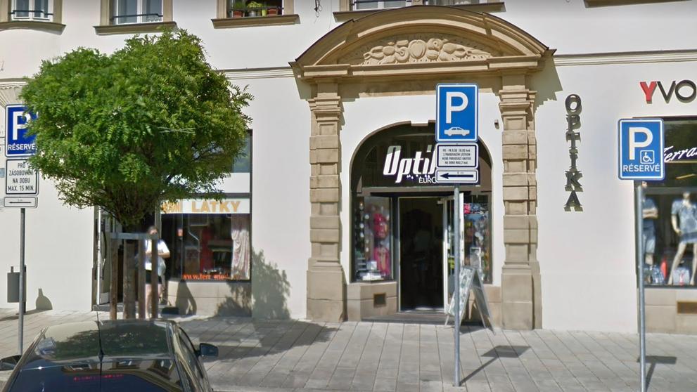 Dřívější označení placeného parkování V Olomouci
