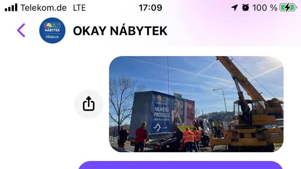 Komunikace s firmou OKAY