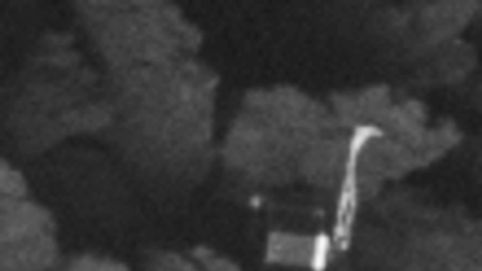 Přiblížená Philae po objevení