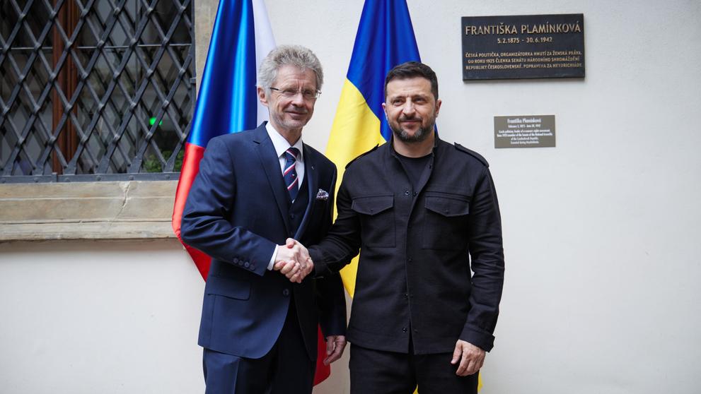 Miloš Vystrčil a Volodymyr Zelenskyj, 5. 5. 2025 ZelenskyyUa