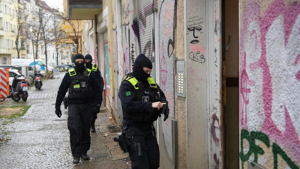 Zásah německé policie v Berlíně, 23. 11. 2023 (7)
