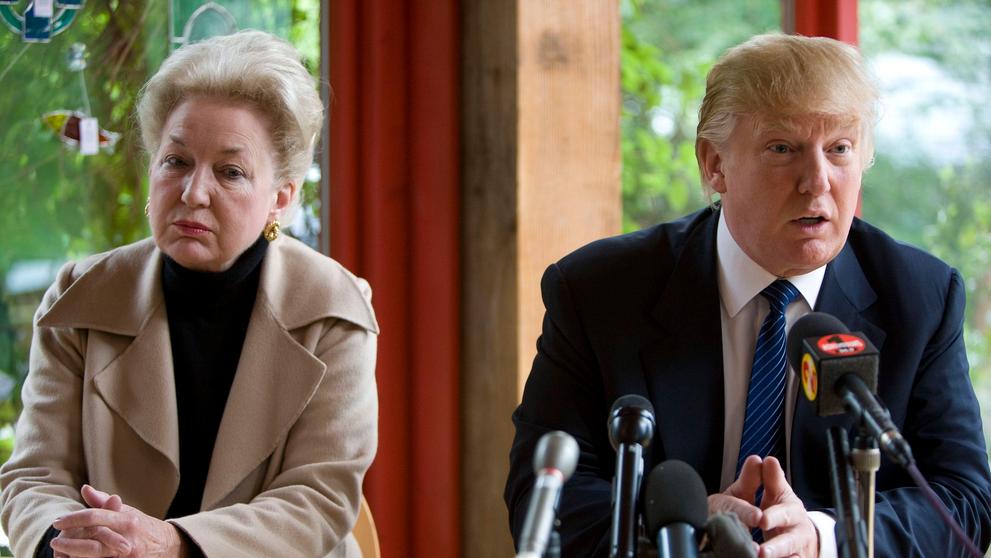 Donald Trump a jeho sestra Maryanne Trump Barryová (2)