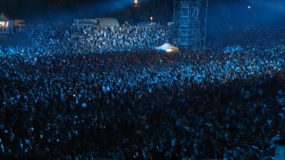 Koncert Genesis v římském Circo Massimo