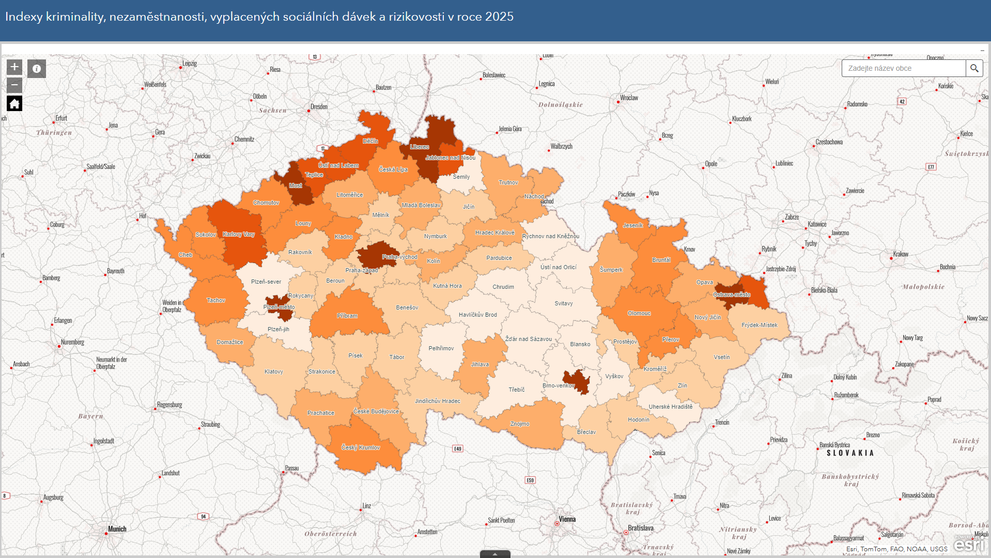 Index kriminality v roce 2025