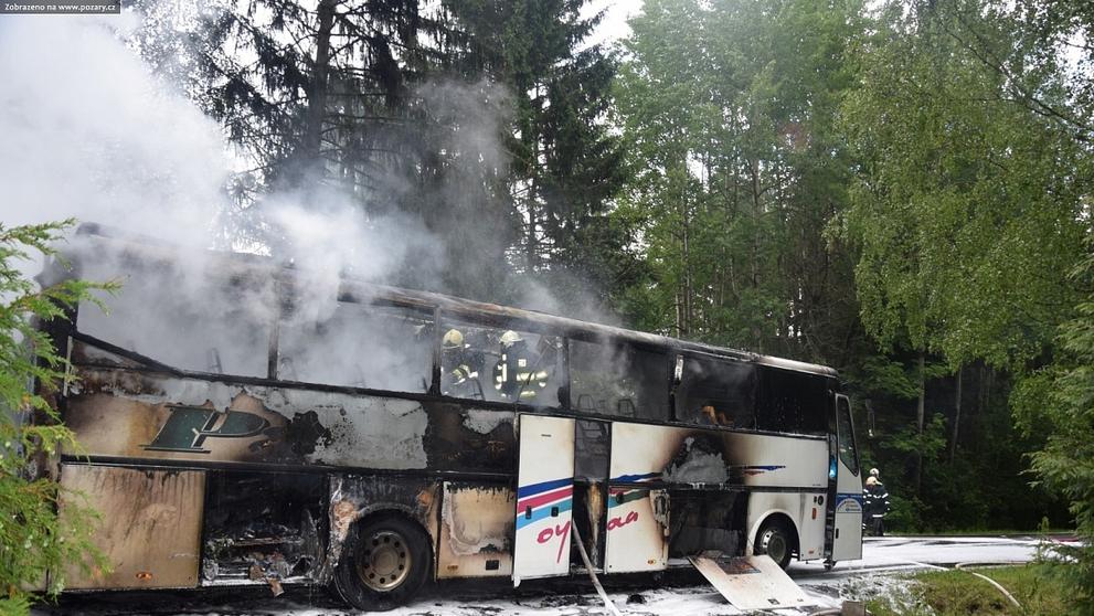 Hořící autobus u Rožmitálu - 5