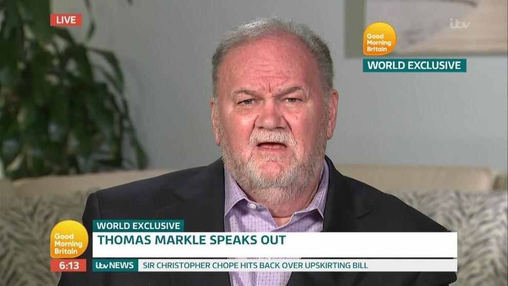 Thomas Markle a Královna Alžběta - 2