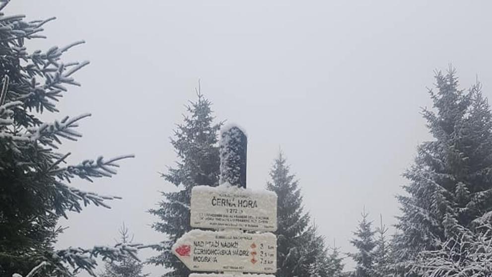 První sníh na Kvildě (3)