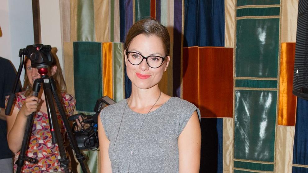 Účastníci zábavného pořadu Tvoje tvář má známý hlas na tiskovce Novy - Hana Holišová
