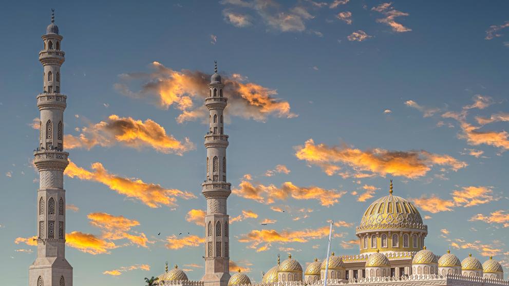 Egypt Mešita El Mina Masjid v Hurgádě