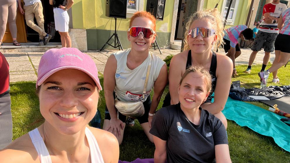 Běžkyně z týmu Markíza & Nova Runners 