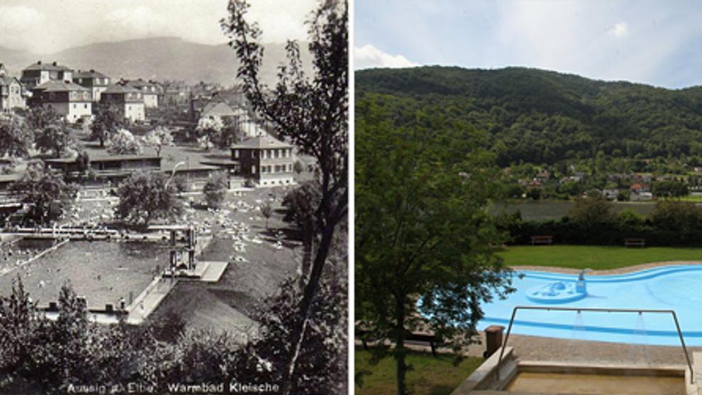 Historické fotky - Ústecký kraj, koupaliště