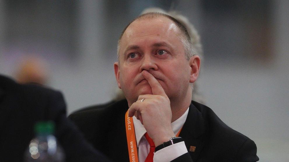 Michal Hašek na sjezdu ČSSD