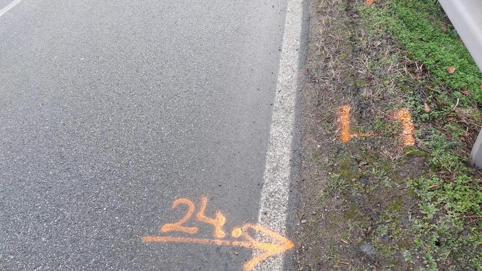 Srážka chodce v obci Nedabyle (3)