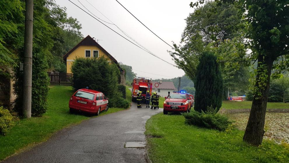 Výbuch plynu v obci Stránka na Mělnicku - 3