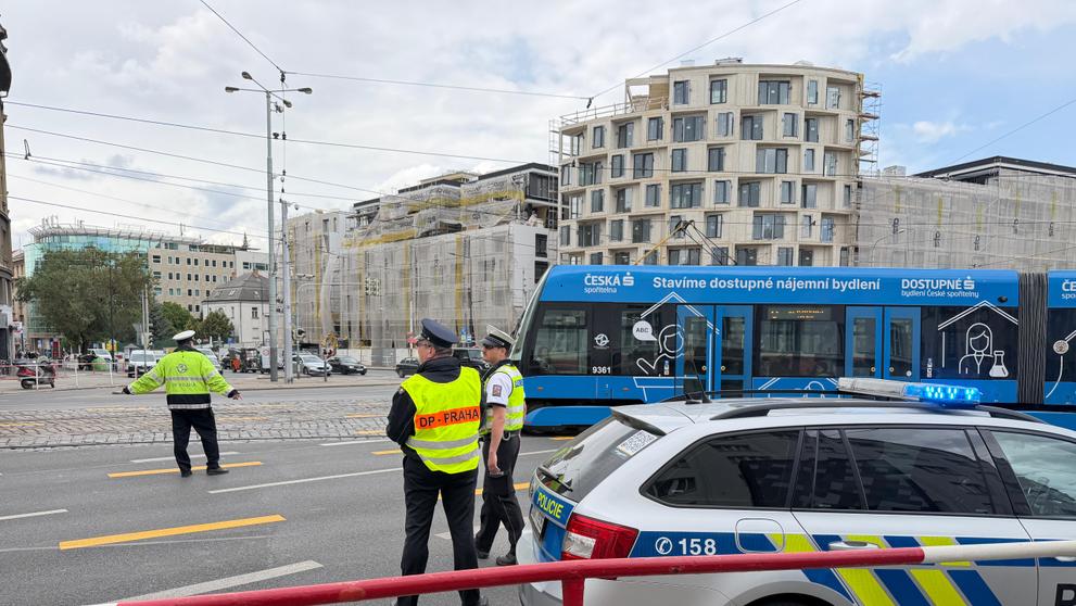 Výpadek semaforů v Praze na velkých křižovatkách