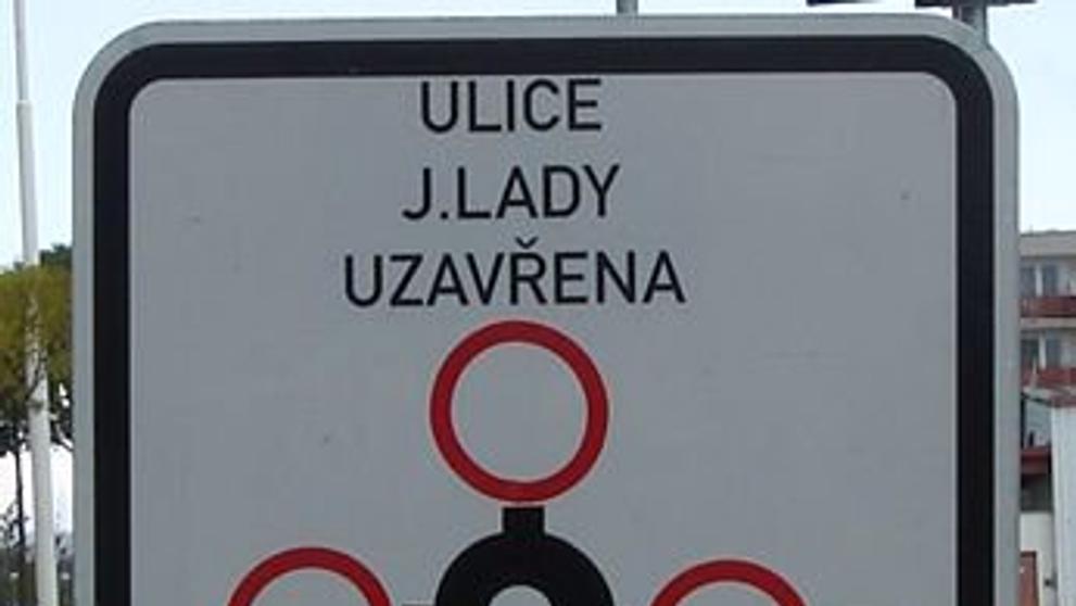 Vtipné dopravní značky - Prostějov