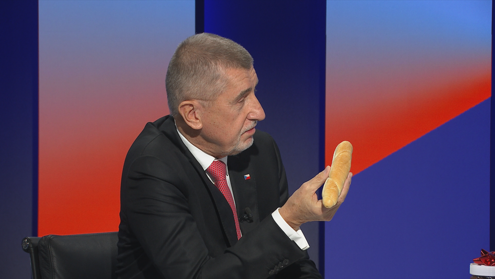 Andrej Babiš a Petr Fiala v pořadu Za pět dvanáct