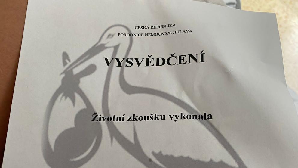 Vysvědčení pro maminku