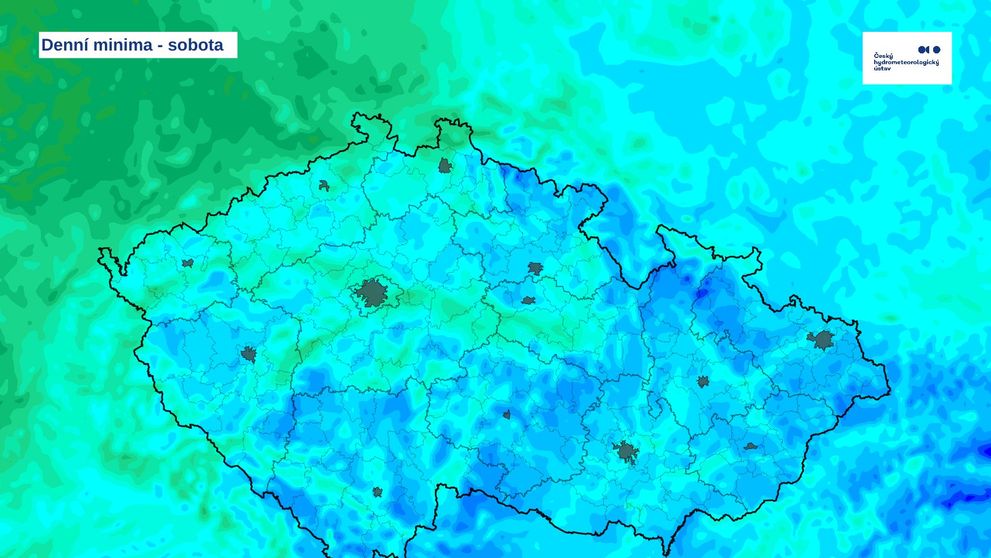 Denní maxima - sobota