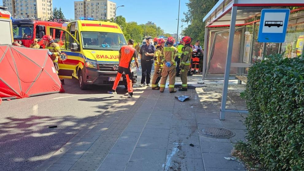 Tragická dopravní nehoda ve Varšavě (1)