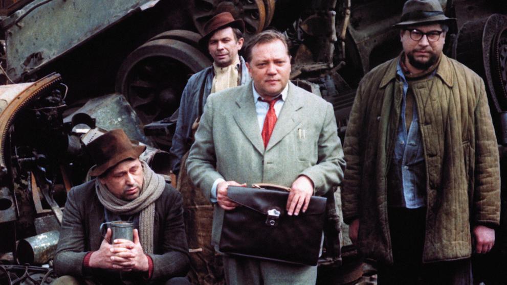 Rudolf Hrušínský ve filmu Skřivánci na niti, 1969