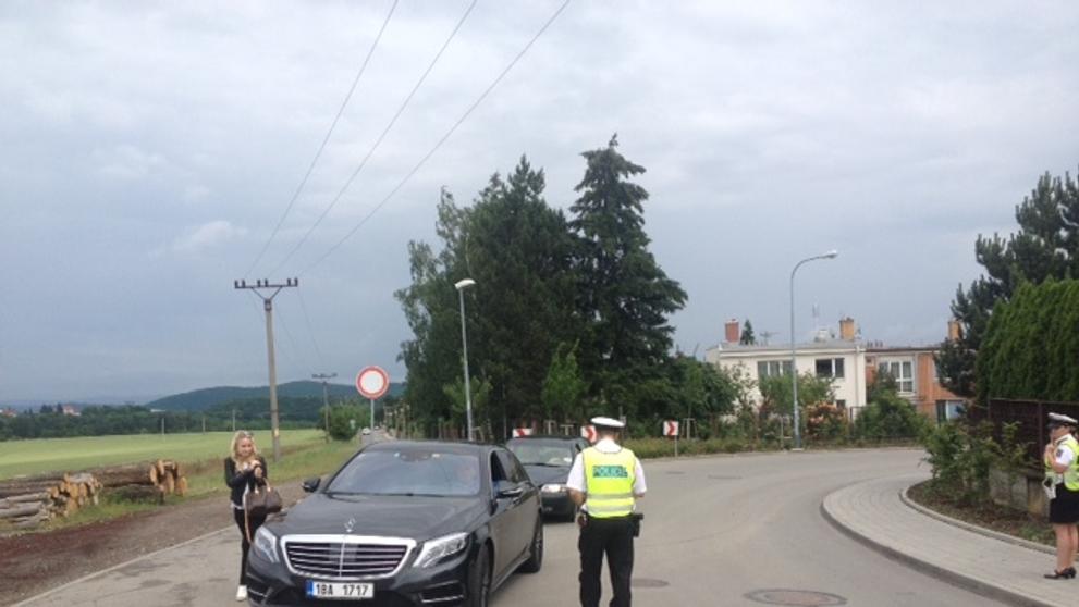 Policejní zásah v Brně - Žebětíně - 2